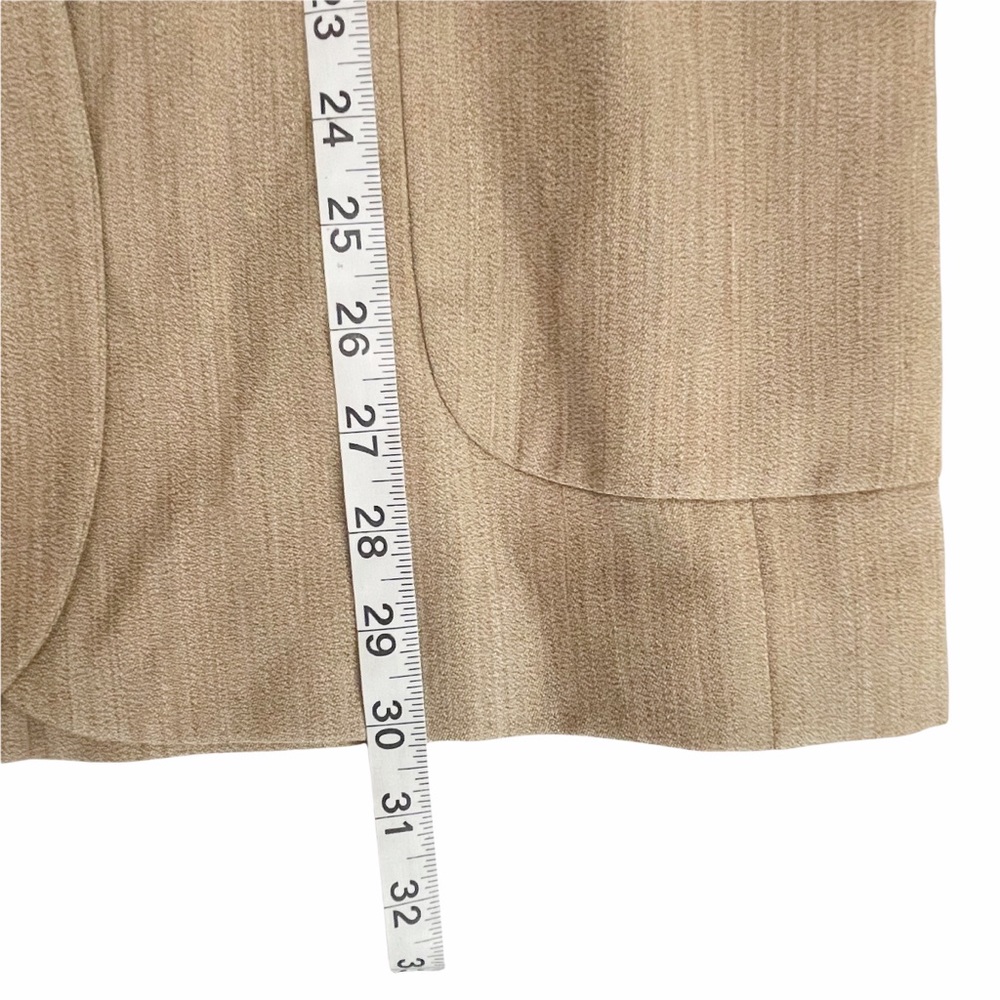 ESCADA Tan Beige Wool 2 Piece Suit Women's Size 38 - Picture 13 of 14